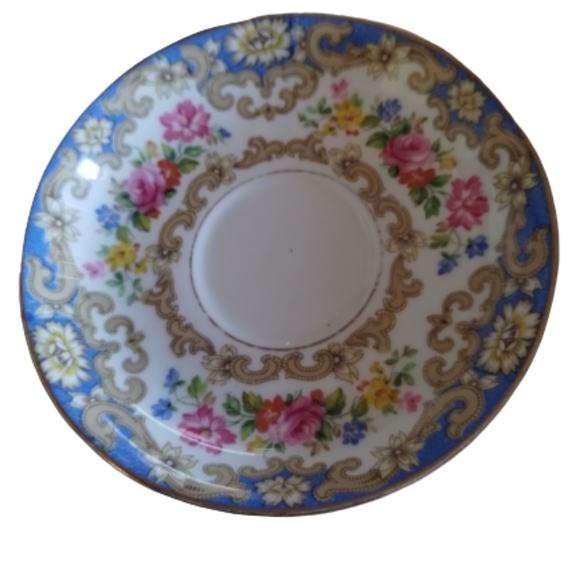 VTG Old Royal Bone China England Teacup & Saucer Hand-Painted Signature & # 2854 - Picture 3 of 4